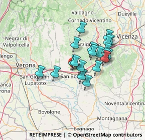 Mappa Piazza Giuliano Castagnedi, 37038 Soave VR, Italia (10.6665)