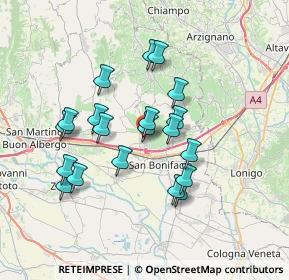 Mappa Piazza Giuliano Castagnedi, 37038 Soave VR, Italia (6.2465)