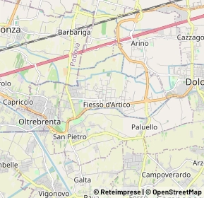 Mappa 30032 Fiesso D Artico VE, Italia (1.9155)
