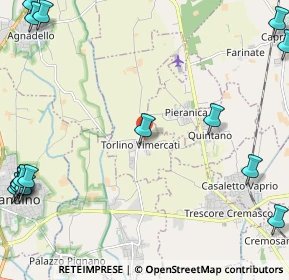 Mappa Torlino Vimercati, 26017 Torlino Vimercati CR, Italia (3.56875)