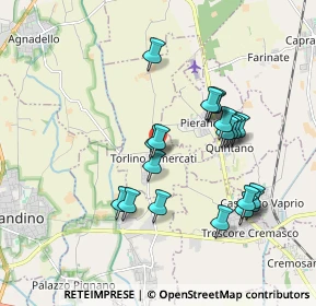 Mappa Torlino Vimercati, 26017 Torlino Vimercati CR, Italia (1.7385)