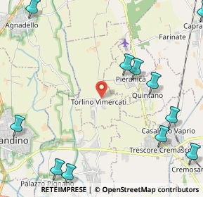 Mappa Torlino Vimercati, 26017 Torlino Vimercati CR, Italia (3.09727)