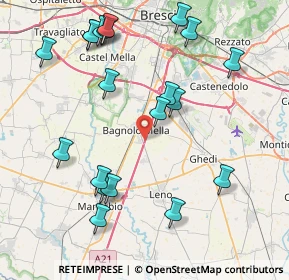 Mappa Via Agostino, 25021 Bagnolo Mella BS, Italia (9.1785)