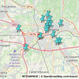 Mappa Via Valeggio, 37137 Verona VR, Italia (3.41929)