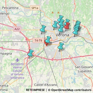 Mappa Via Valeggio, 37137 Verona VR, Italia (4.20733)
