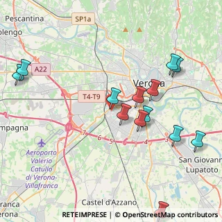 Mappa Via Valeggio, 37137 Verona VR, Italia (4.59385)