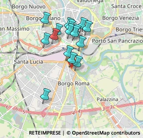 Mappa Via Tombetta, 37129 Verona VR, Italia (1.56188)