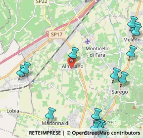 Mappa Via Divisione Cadore, 36045 Lonigo VI, Italia (3.42)