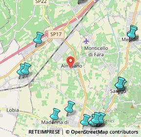 Mappa Via Divisione Cadore, 36045 Lonigo VI, Italia (3.2505)
