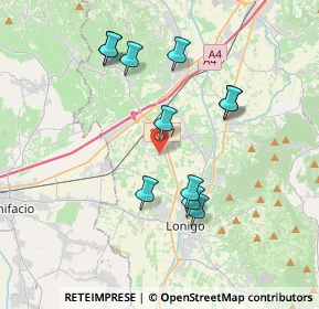 Mappa Via Divisione Cadore, 36045 Lonigo VI, Italia (3.57091)