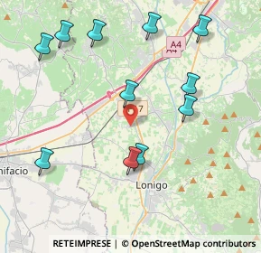 Mappa Via Divisione Cadore, 36045 Lonigo VI, Italia (4.46455)