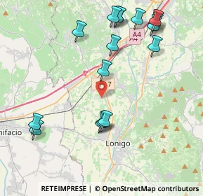 Mappa Via Divisione Cadore, 36045 Lonigo VI, Italia (4.68813)