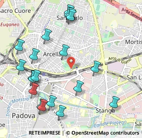 Mappa Via Antonio Stradivari, 35132 Padova PD, Italia (1.2035)