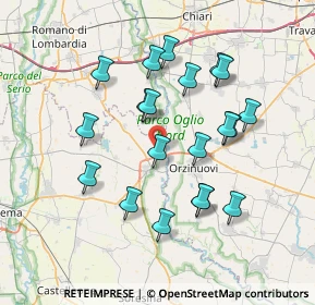 Mappa Via Calcio, 26029 Soncino CR, Italia (6.918)