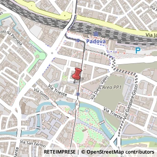 Mappa Piazza A. de Gasperi, 3, 35131 Padova, Padova (Veneto)