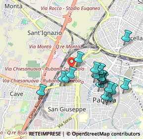 Mappa Via Stefano Canzio, 35138 Padova PD, Italia (0.9175)