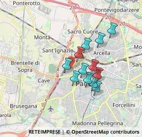 Mappa Via Stefano Canzio, 35138 Padova PD, Italia (1.32833)