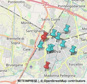 Mappa Via Stefano Canzio, 35138 Padova PD, Italia (1.55364)
