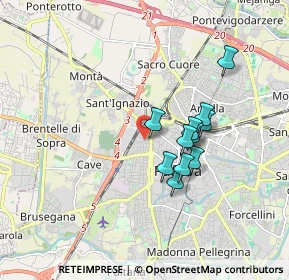 Mappa Via Stefano Canzio, 35138 Padova PD, Italia (1.37909)