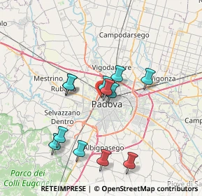 Mappa Via Stefano Canzio, 35138 Padova PD, Italia (6.52417)