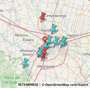 Mappa Via Stefano Canzio, 35138 Padova PD, Italia (5.14333)