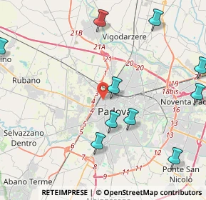 Mappa Via Stefano Canzio, 35138 Padova PD, Italia (5.54545)