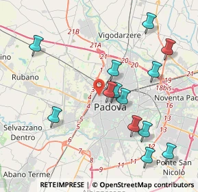 Mappa Via Stefano Canzio, 35138 Padova PD, Italia (4.24462)