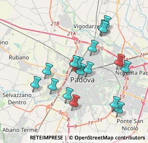 Mappa Via Stefano Canzio, 35138 Padova PD, Italia (3.57412)