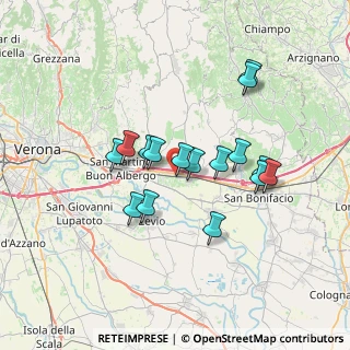 Mappa Via Primo Maggio, 37042 Caldiero VR, Italia (5.9325)