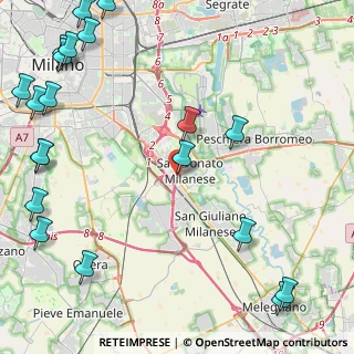 Mappa Baslòtt, 20097 San Donato Milanese MI, Italia (6.6335)