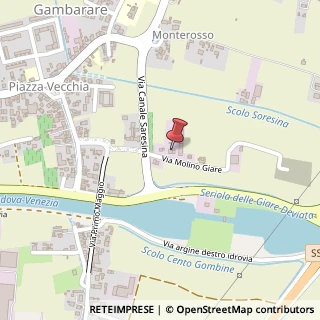 Mappa Via Molino Giare, 13, 30034 Mira, Venezia (Veneto)