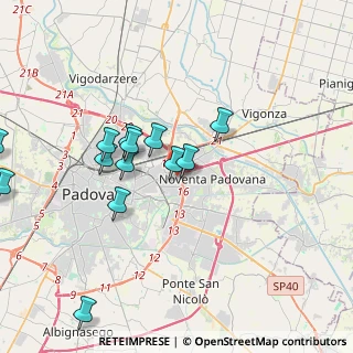 Mappa Settima Strada, 35129 Padova PD, Italia (3.90308)