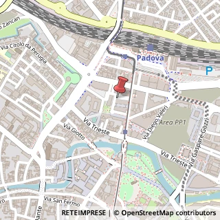 Mappa Passaggio Alcide de Gasperi, 4A, 35121 Padova, Padova (Veneto)