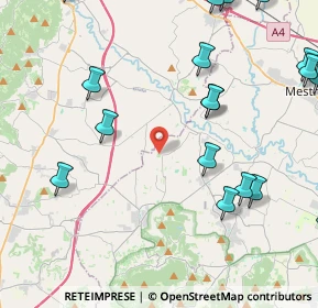 Mappa Via Monticello, 35030 Cervarese Santa Croce PD, Italia (6.069)