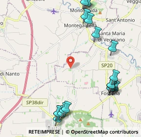 Mappa Via Monticello, 35030 Cervarese Santa Croce PD, Italia (2.727)