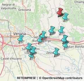 Mappa Via Cà Nove, 37036 San Martino Buon Albergo VR, Italia (7.315)