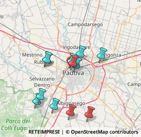 Mappa Via Ludovico Antonio Muratori, 35137 Padova PD, Italia (6.54583)