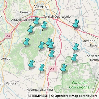 Mappa Via del Progresso, 36024 Barbarano Mossano VI, Italia (7.36467)