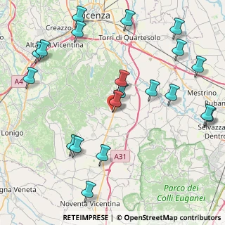 Mappa Via del Progresso, 36024 Barbarano Mossano VI, Italia (10.449)