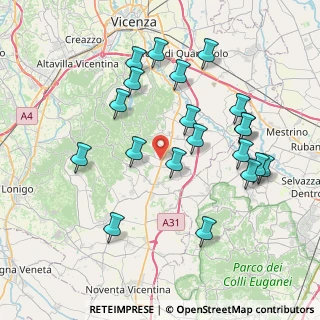 Mappa Via del Progresso, 36024 Barbarano Mossano VI, Italia (7.9665)