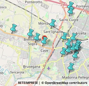 Mappa Via Augusto Righi, 35136 Padova PD, Italia (2.30053)