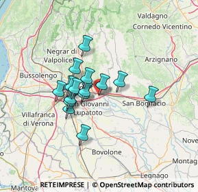 Mappa San Martino Buon Albergo, 37036 San Martino Buon Albergo VR, Italia (9.70313)