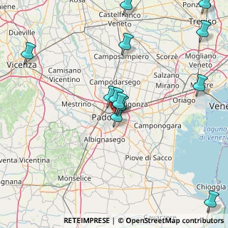 Mappa Via Maroncelli Pietro, 35129 Padova PD, Italia (18.94167)