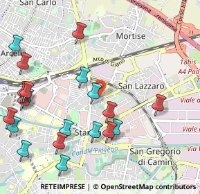 Mappa Via Maroncelli Pietro, 35129 Padova PD, Italia (1.291)