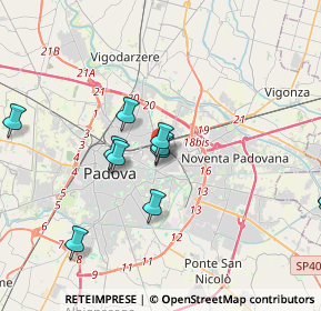 Mappa Via Maroncelli Pietro, 35129 Padova PD, Italia (4.64462)