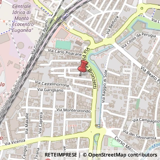 Mappa Via Giacomo Medici, 2, 35138 Padova, Padova (Veneto)