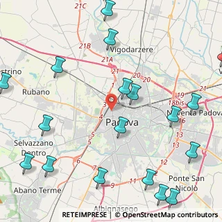 Mappa Via Quarto, 35138 Padova PD, Italia (6.3065)