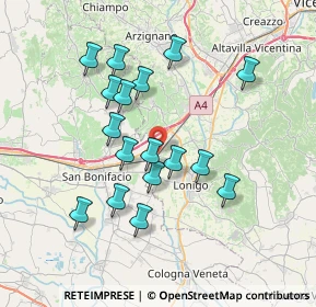 Mappa Via Fossacan, 36045 Lonigo VI, Italia (6.69059)