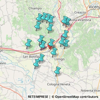 Mappa Via Fossacan, 36045 Lonigo VI, Italia (6.461)