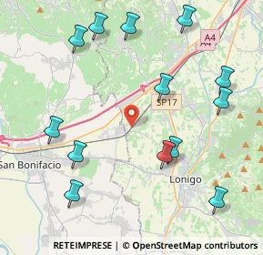 Mappa Via Fossacan, 36045 Lonigo VI, Italia (4.90615)